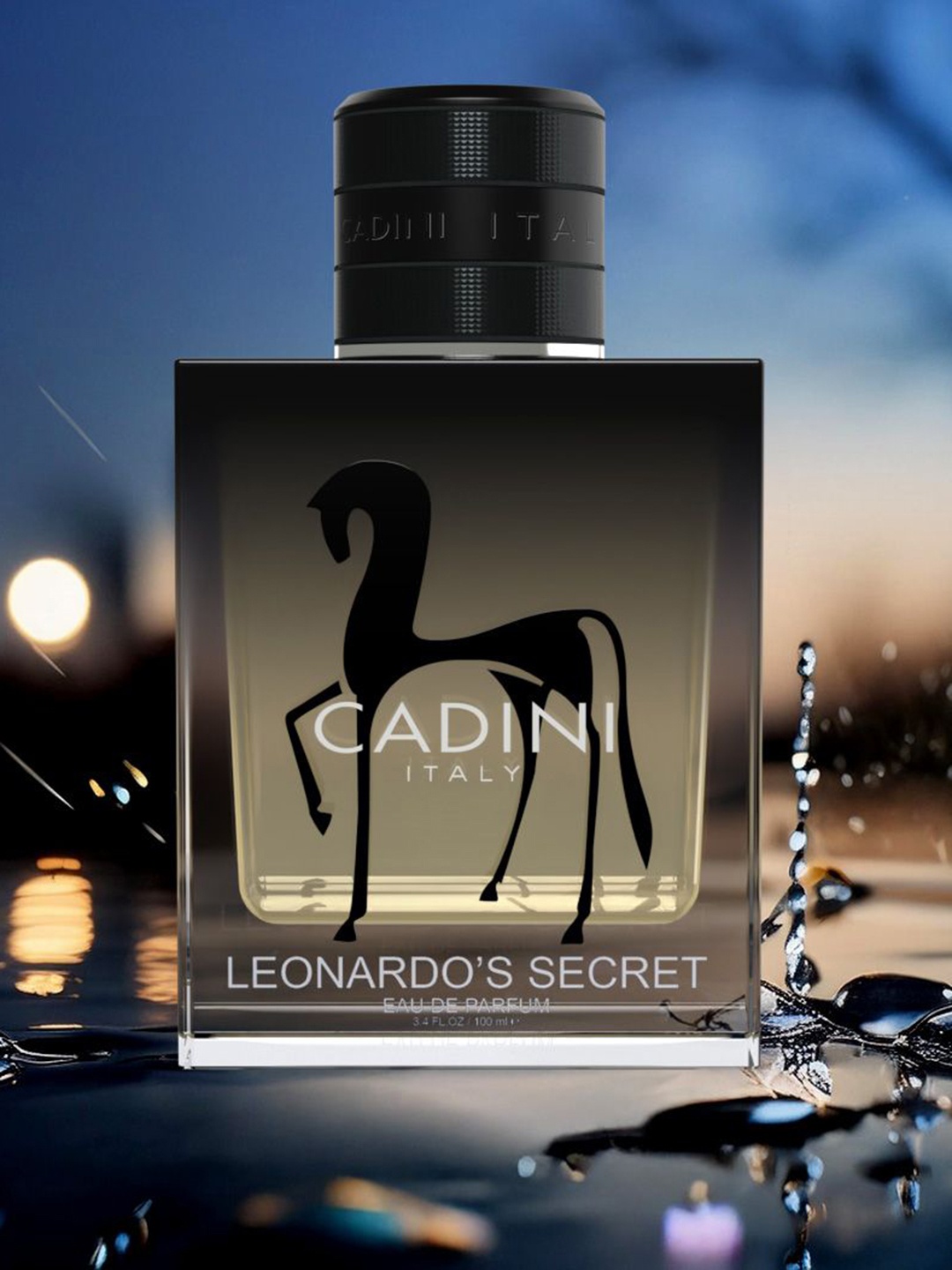 

CADINI Men Leonardo's Secret Long Lasting Eau De Parfum - 100 ml, Black