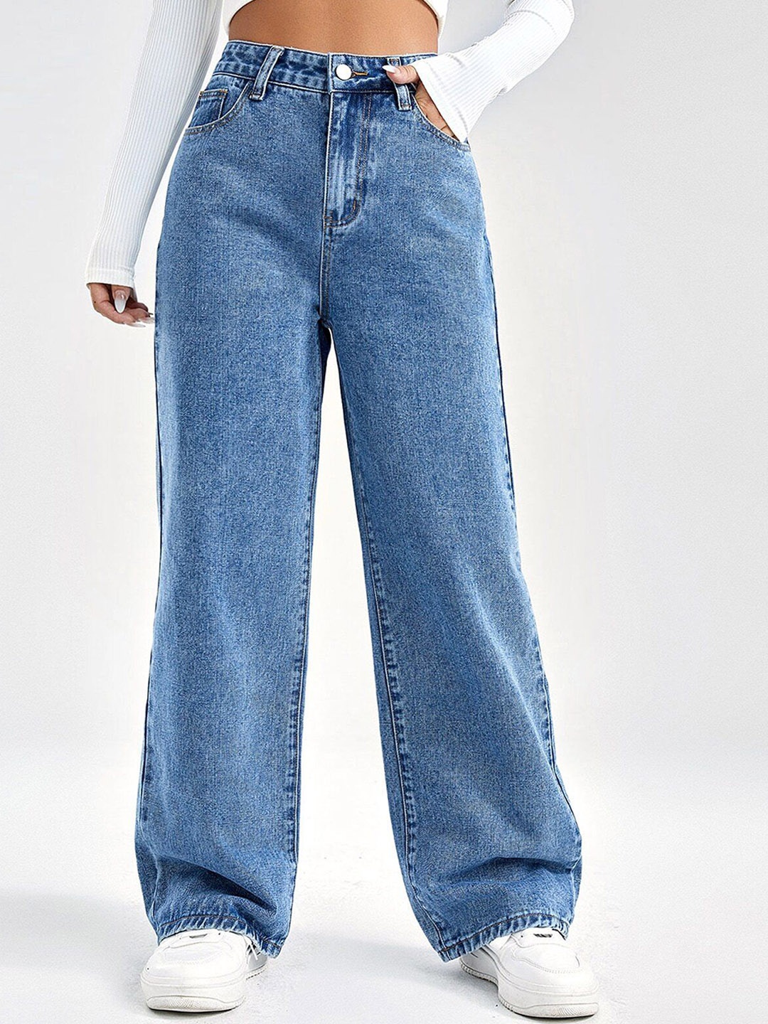 

MERCEL Women High-Rise Jeans, Blue