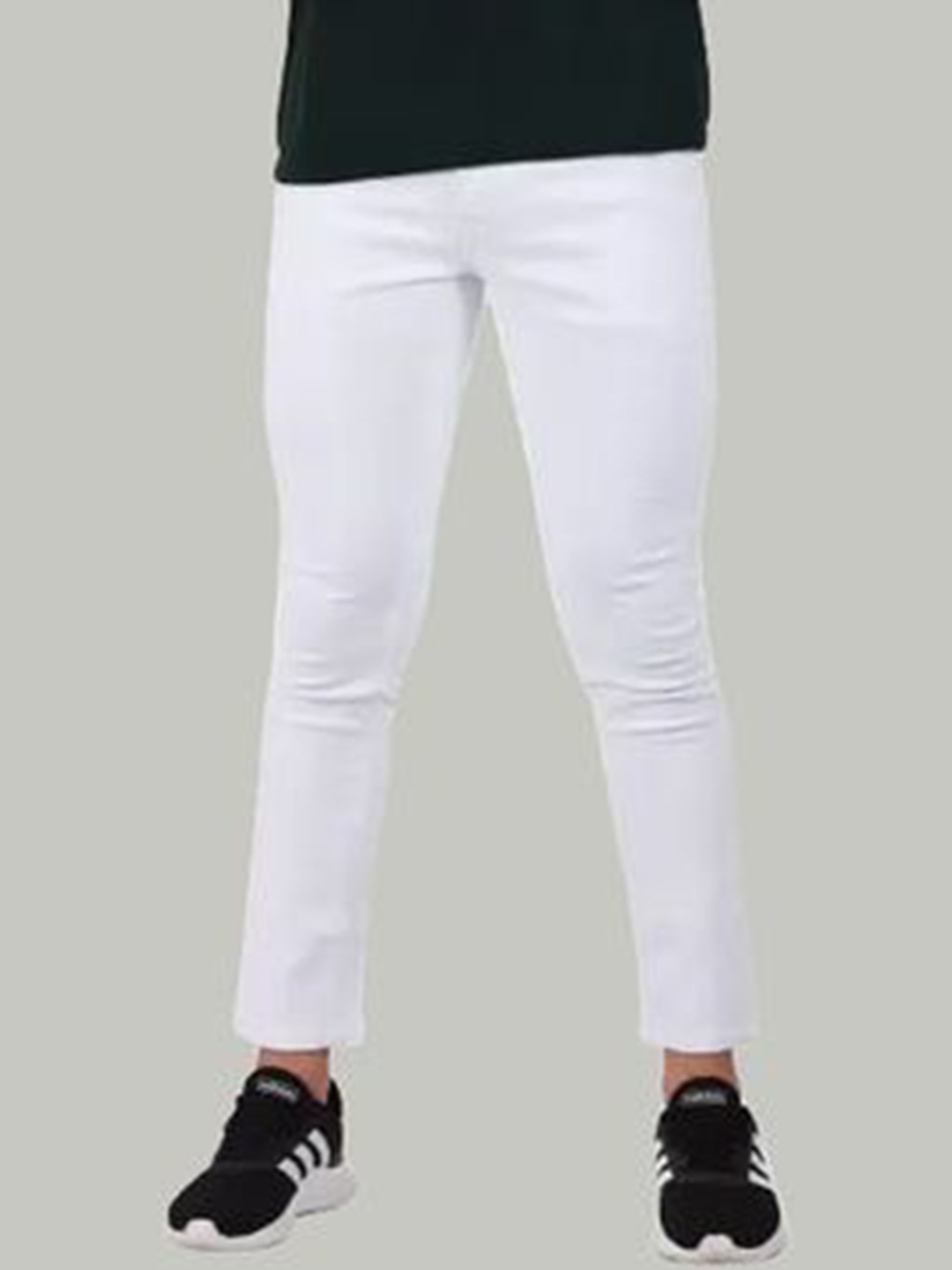 

COMFITS Men Classic Straight Fit Jeans, White