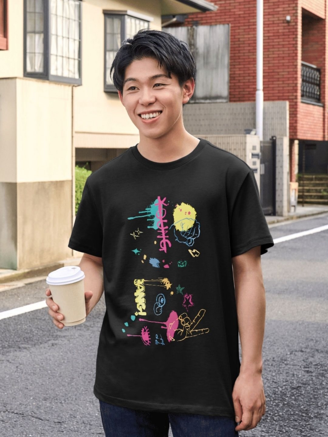 

StyleCast Men Striped Pockets T-shirt, Black