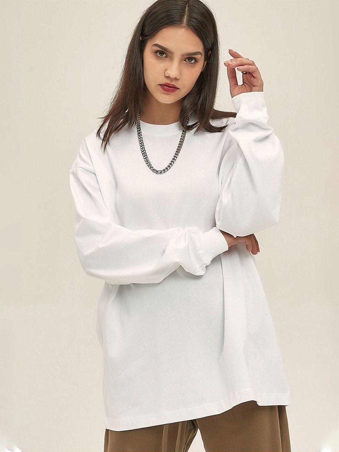 

LULU & SKY Cotton Top, White