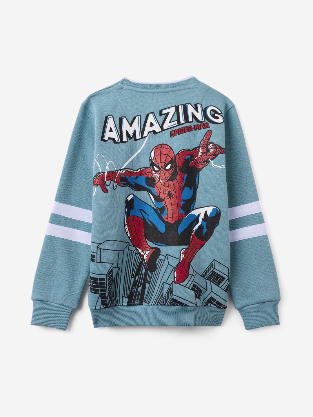 

The Souled Store Boys Printed Sweatshirt, Green