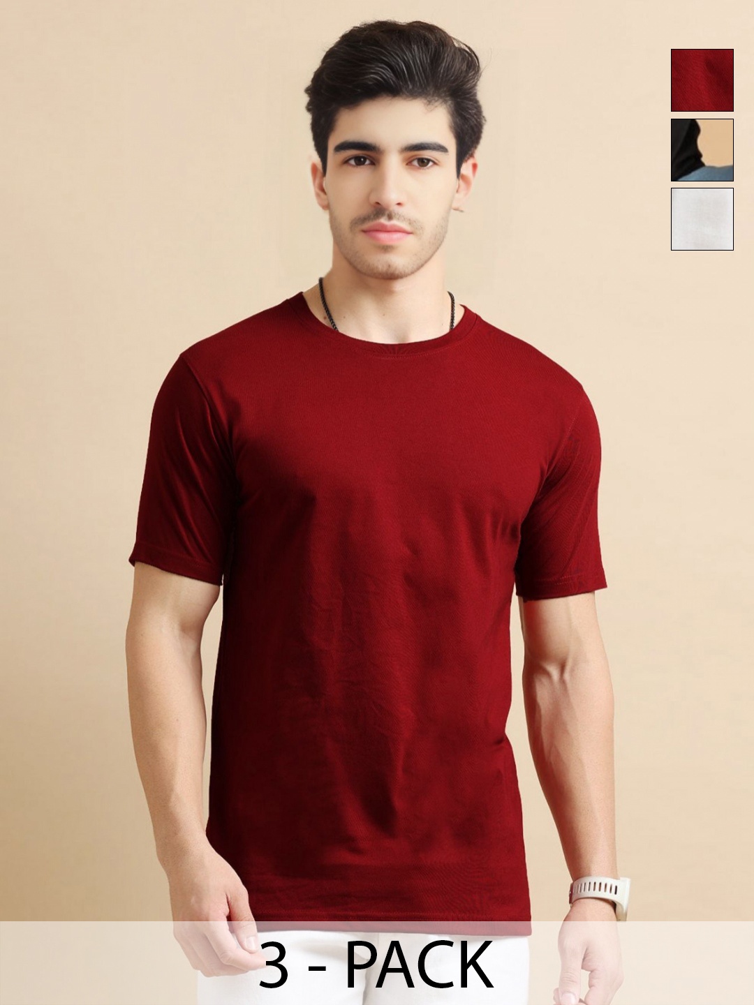 

Enciger Men 3 T-shirt, Maroon