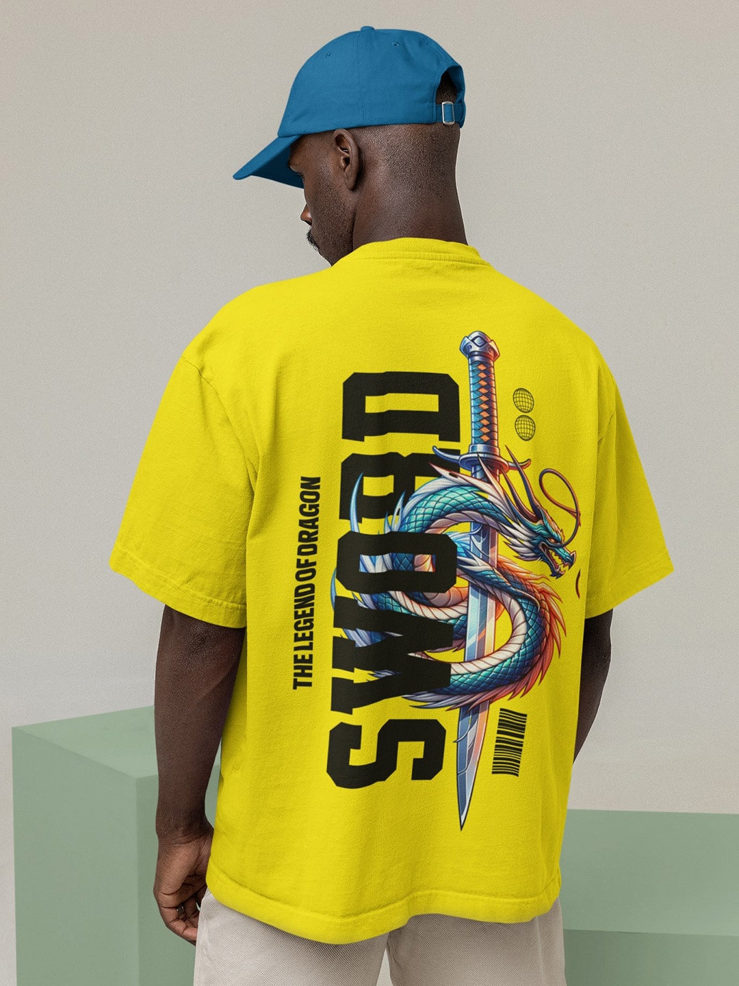 

Edyssa Men Printed T-shirt, Yellow