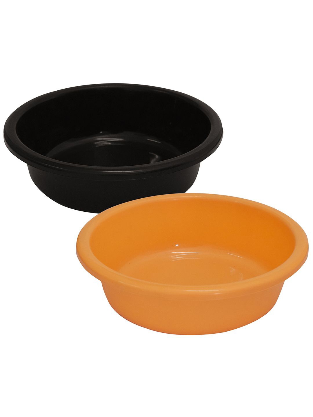 

Kuber Industries Black & Yellow 2 Pieces Knead Dough Bowls 6L
