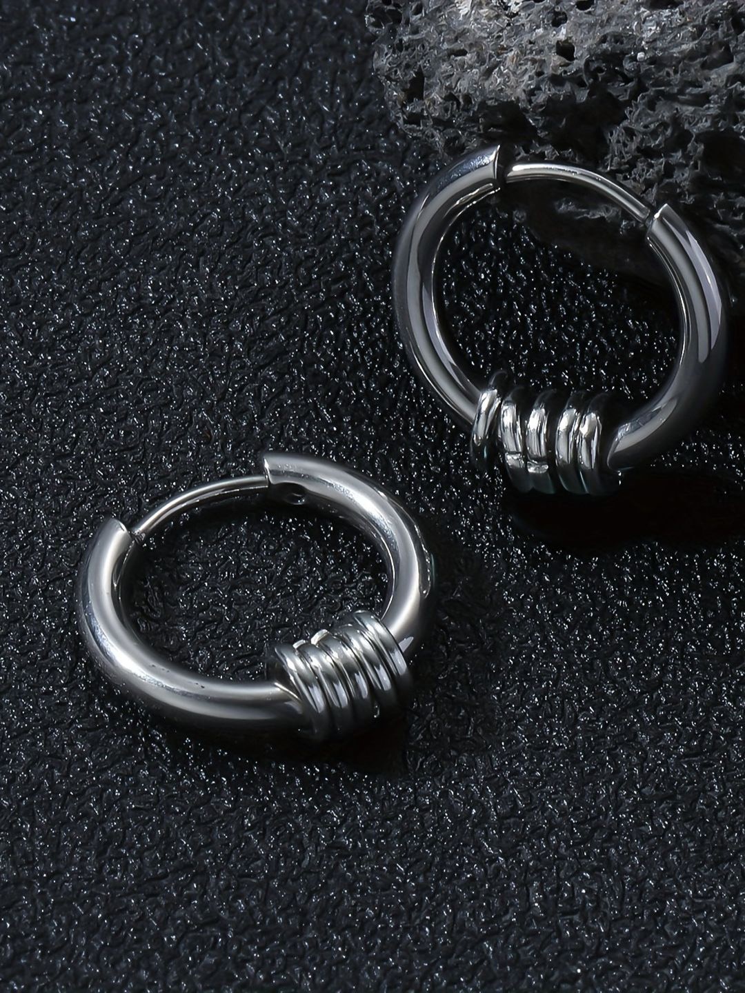 

Krelin Classic Hoop Earrings, Silver