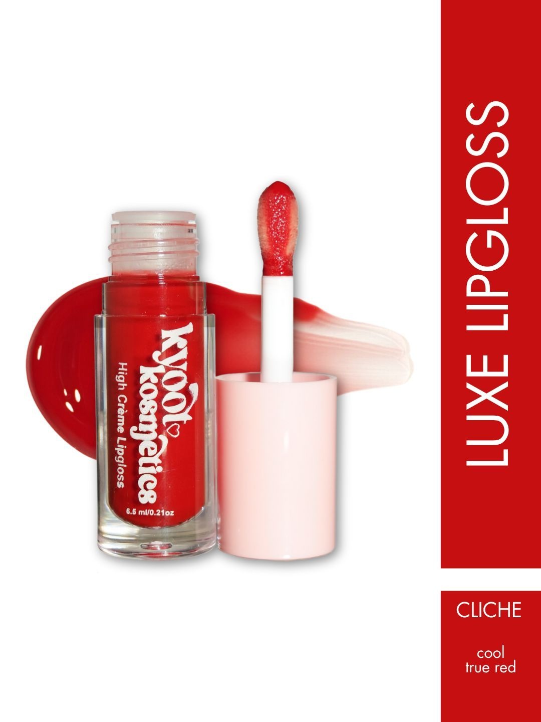 

Kyoot Kosmetics High Creme Lip Gloss- 6.5 ml- Clich, Red