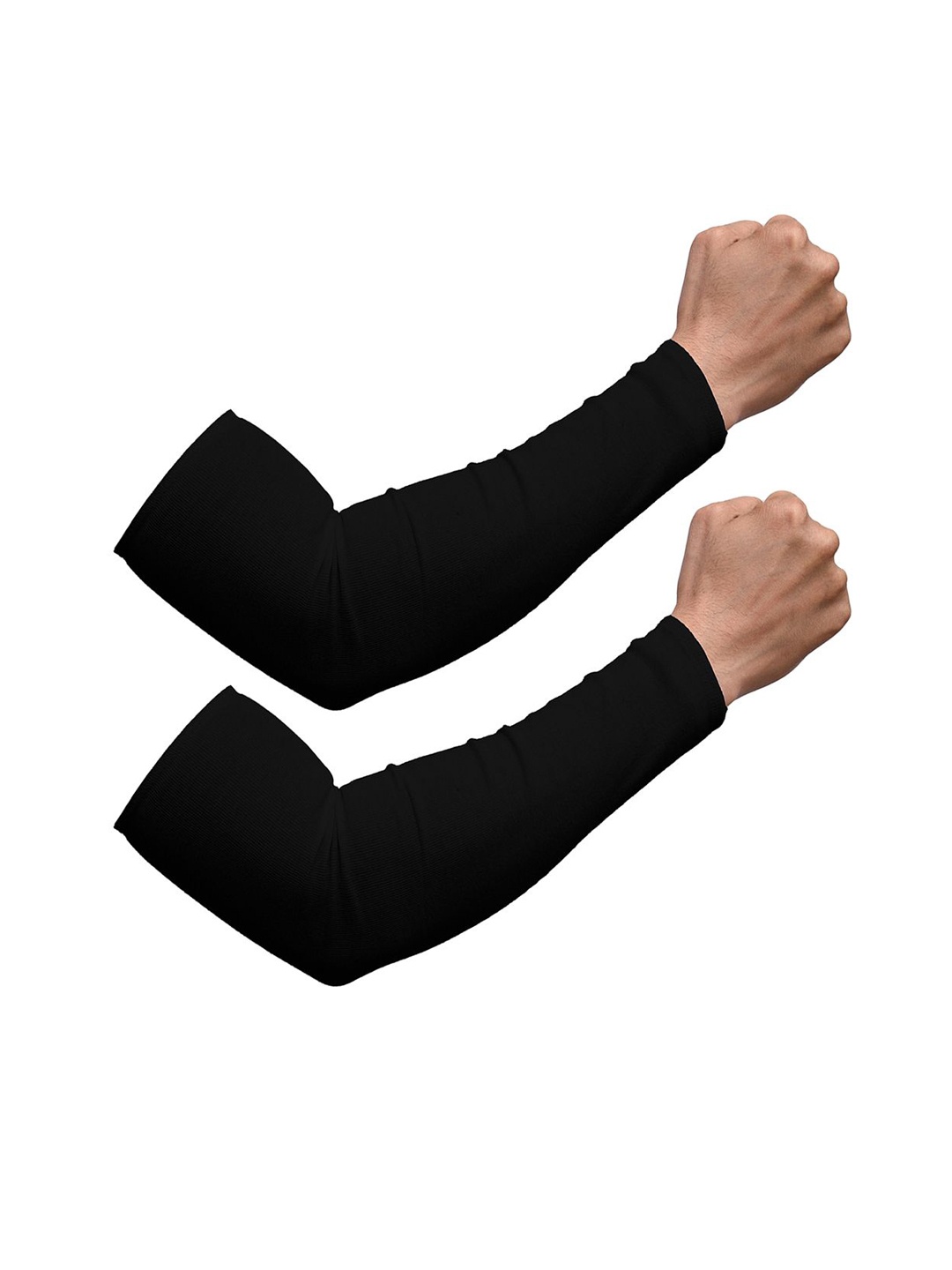 

Kuber Industries Full Arm Sleeves Sports Accessories, Black