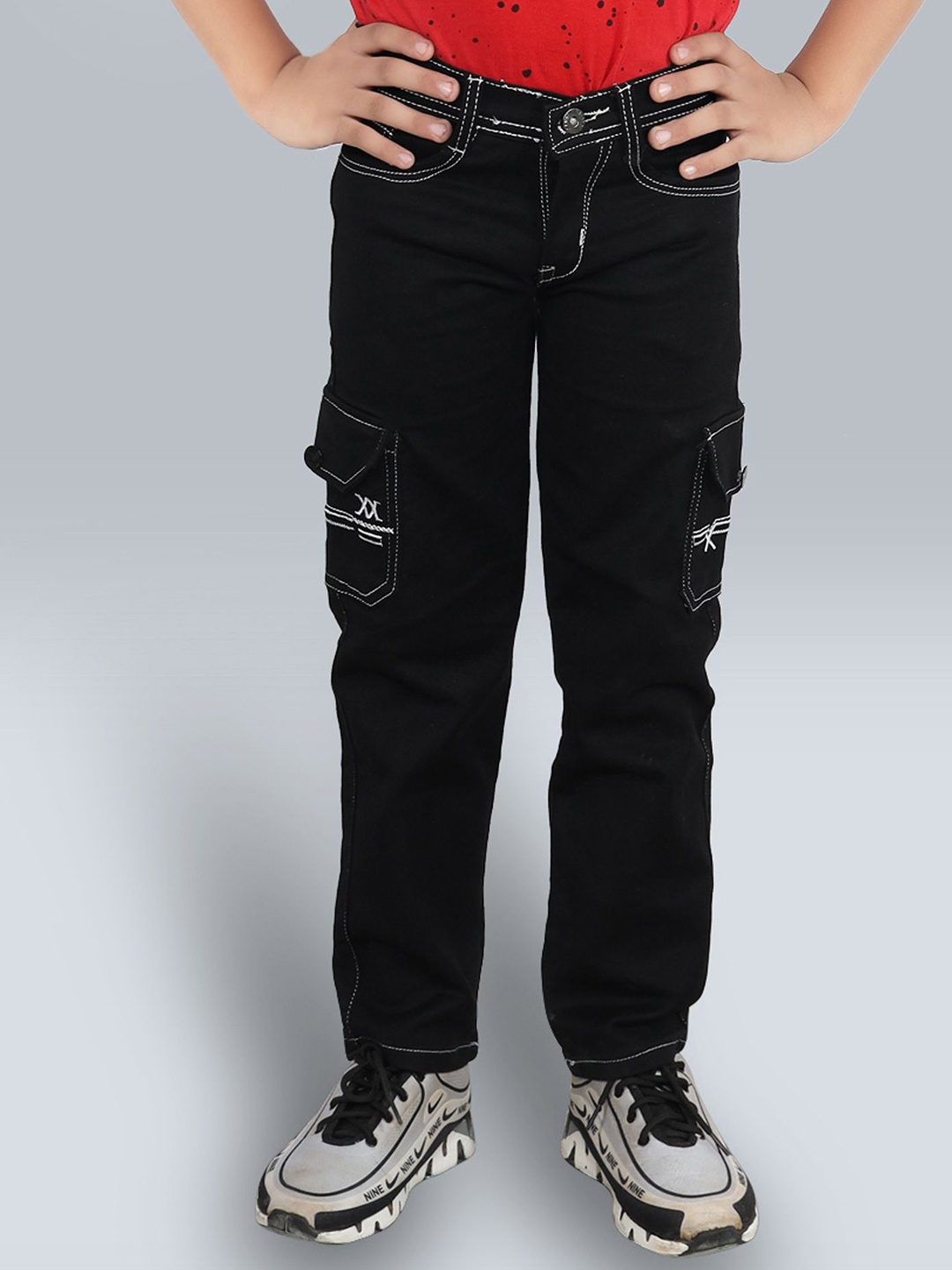 

Killer Boys Straight Fit Mildly Distressed Jeans, Black