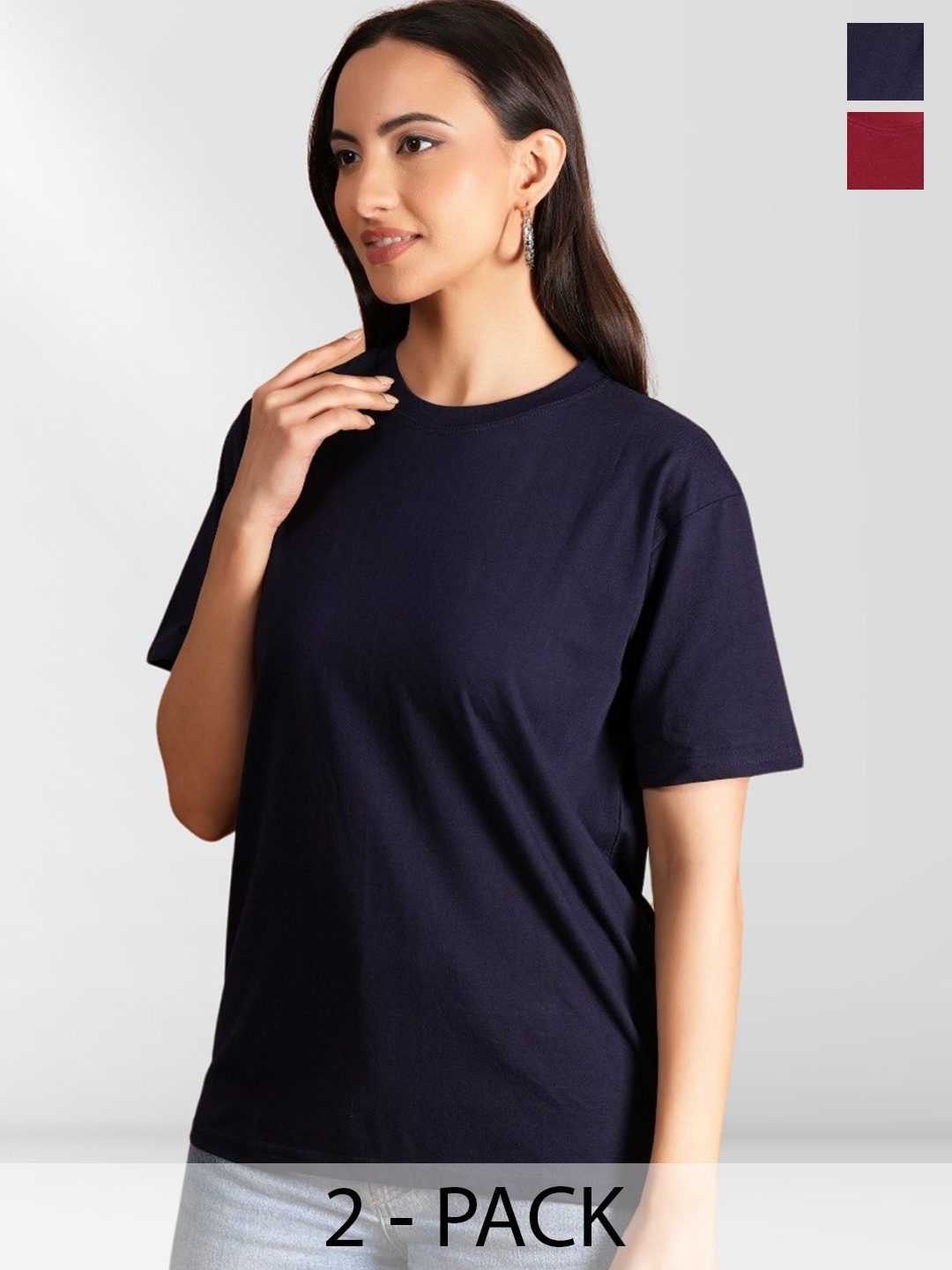 

Metronaut Women 2 Printed Pockets T-shirt, Multi