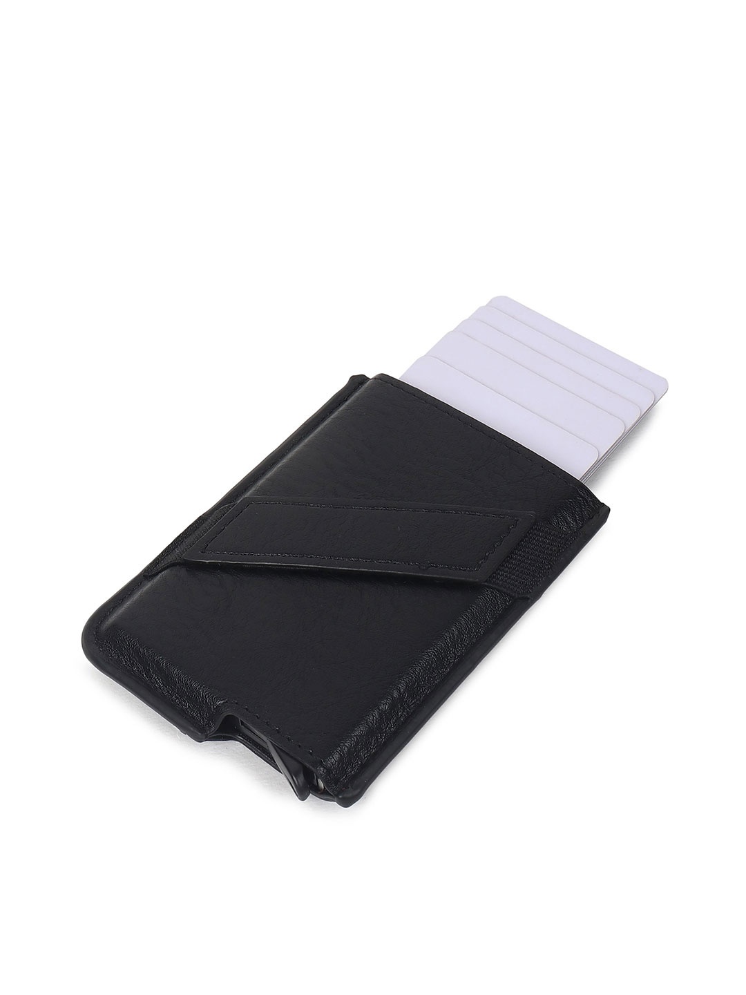 

JND Men Leather RFID-Protected Card Holder, Black