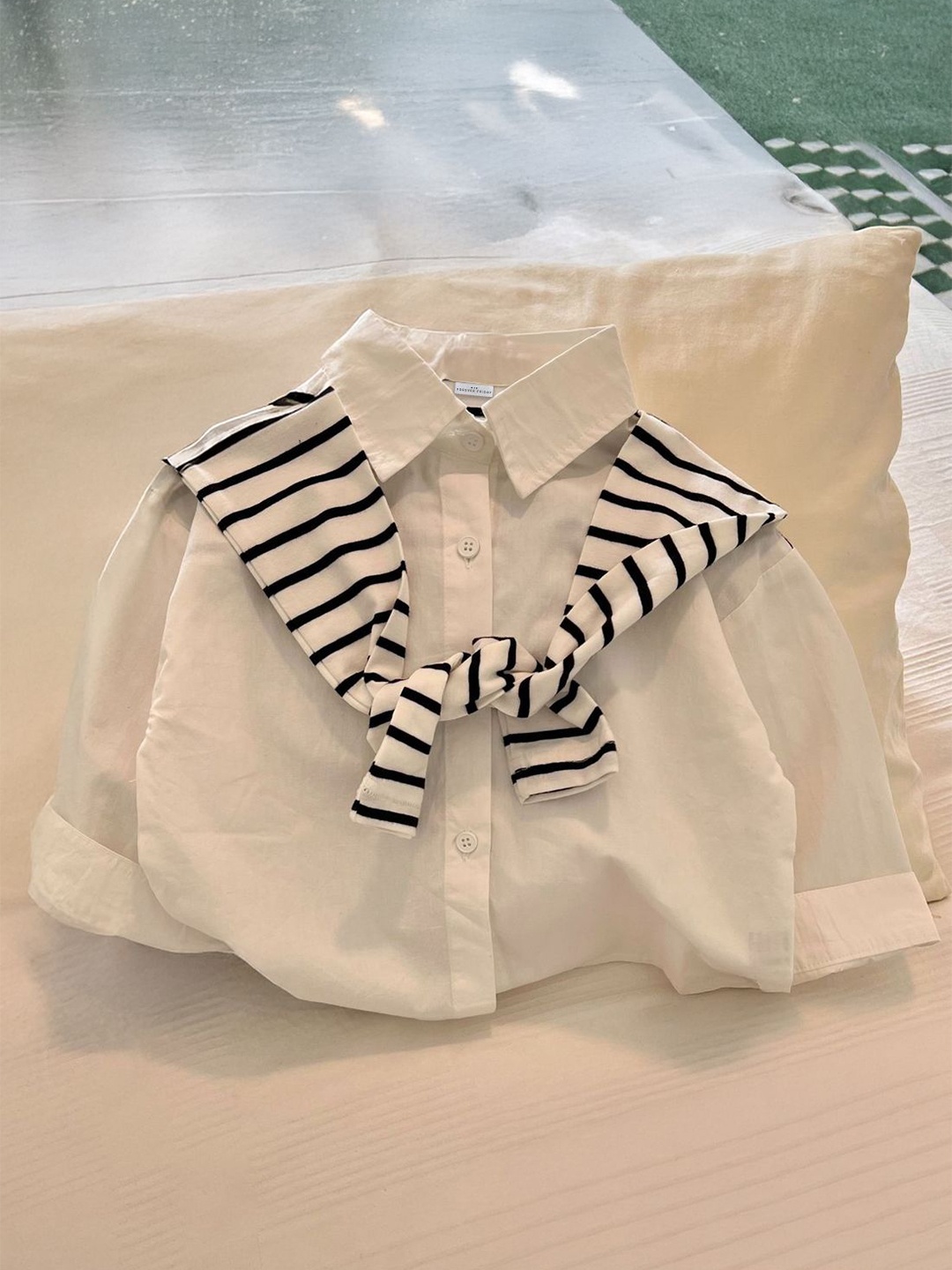 

FOREVER FRIDAY Boys Opaque Casual Shirt, White