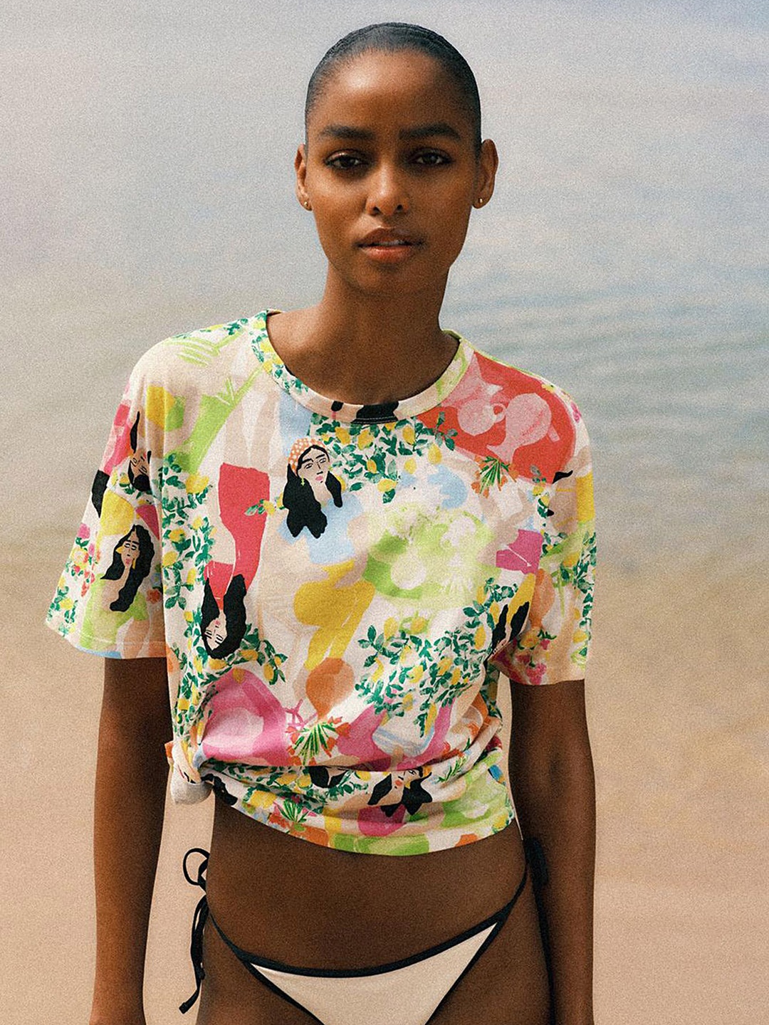 

LULU & SKY Floral Print Top, Multi
