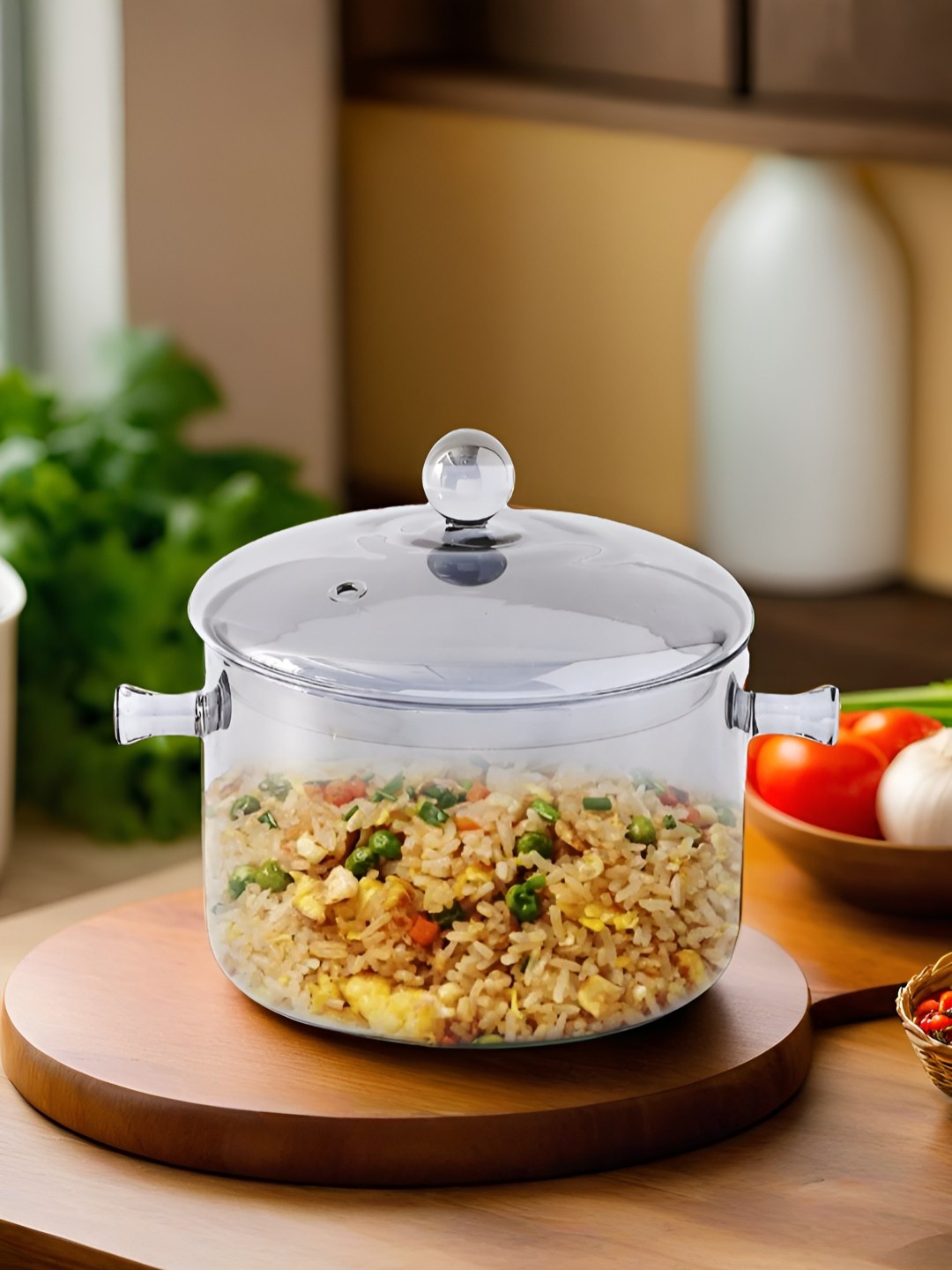 

The Better Home Transparent Dishwasher Safe Glass Pan