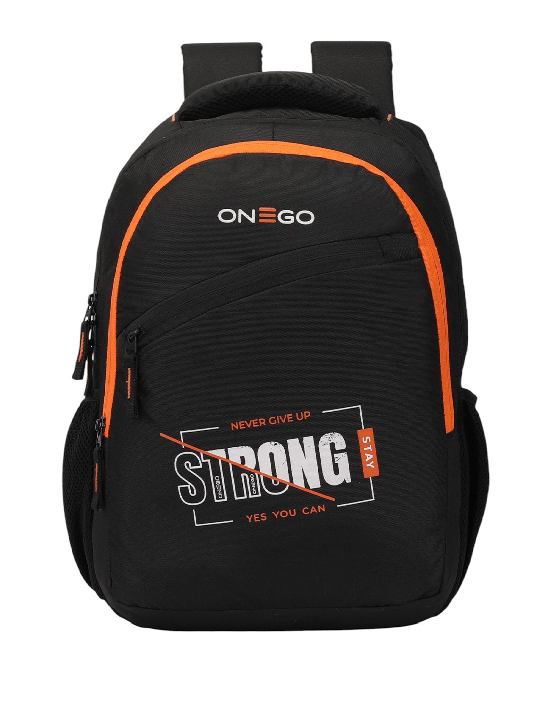 

ONEGO Men Backpack with Compression Straps, Black