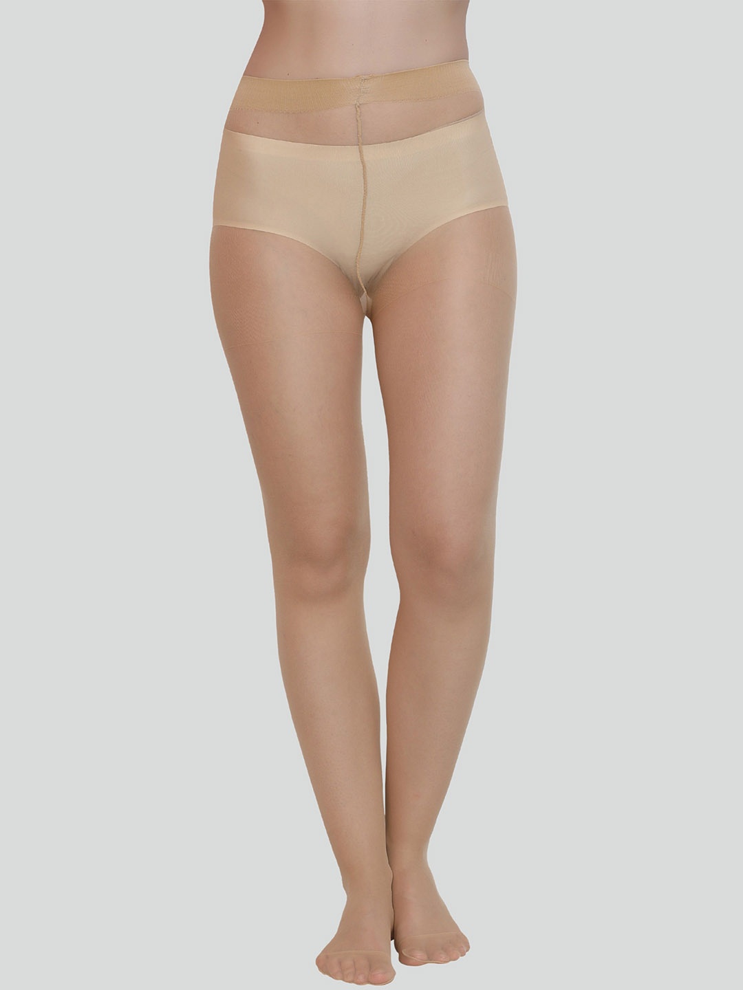 

Glamoras Women High Waist Sheer Pantyhose Stocking, Beige