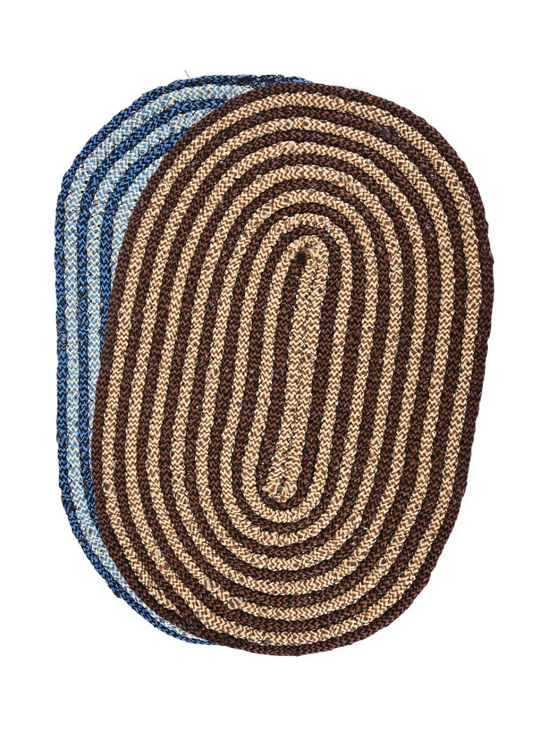 

Aura Brown & Blue 2 Pieces Striped Cotton Anti Slip Doormats