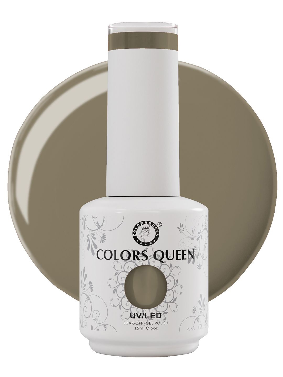 

Colors Queen UV LED Soak Off Gel Polish - 15 ml - Shade - 135, Brown