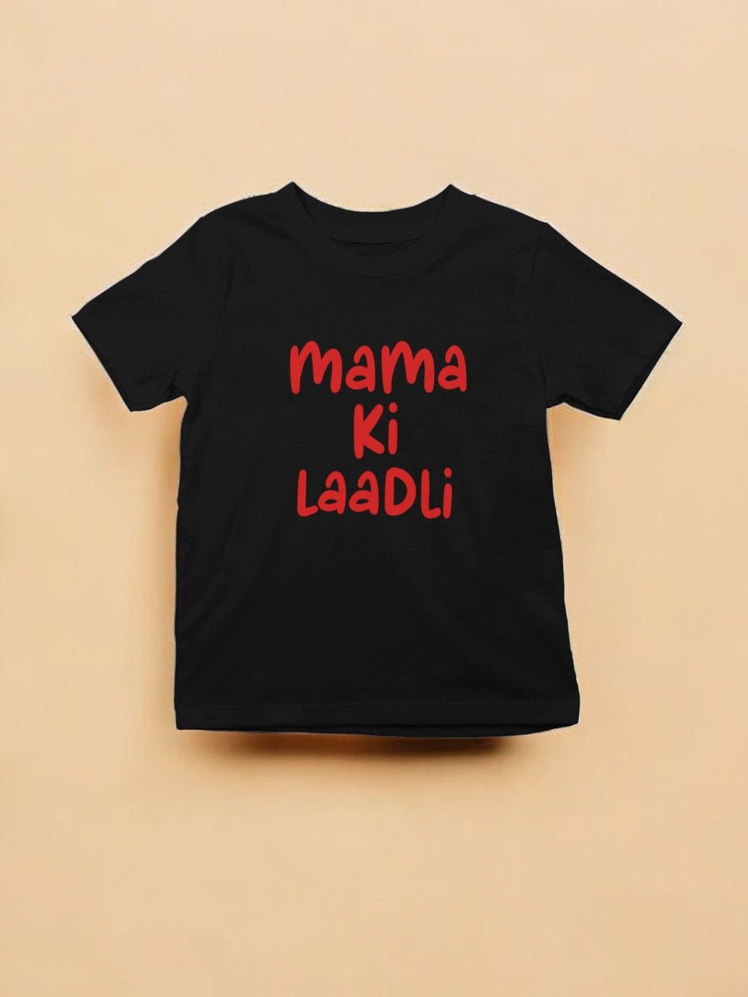

YK X First Laugh Girls Printed T-shirt, Black