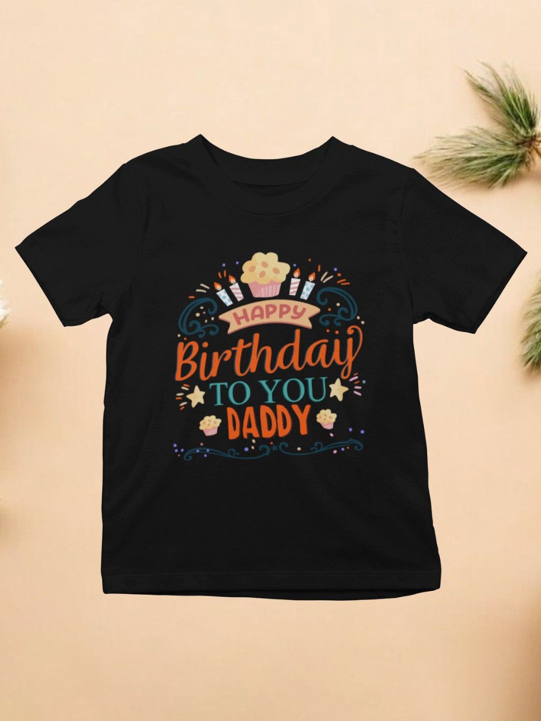 

YK X First Laugh Boys Printed T-shirt, Black