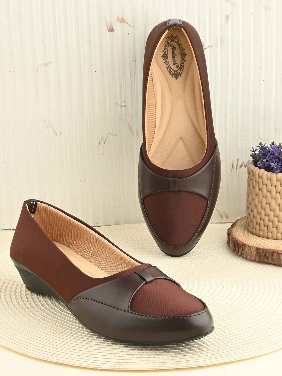 

HAVINOSH Women Lightweight Ballerinas, Brown