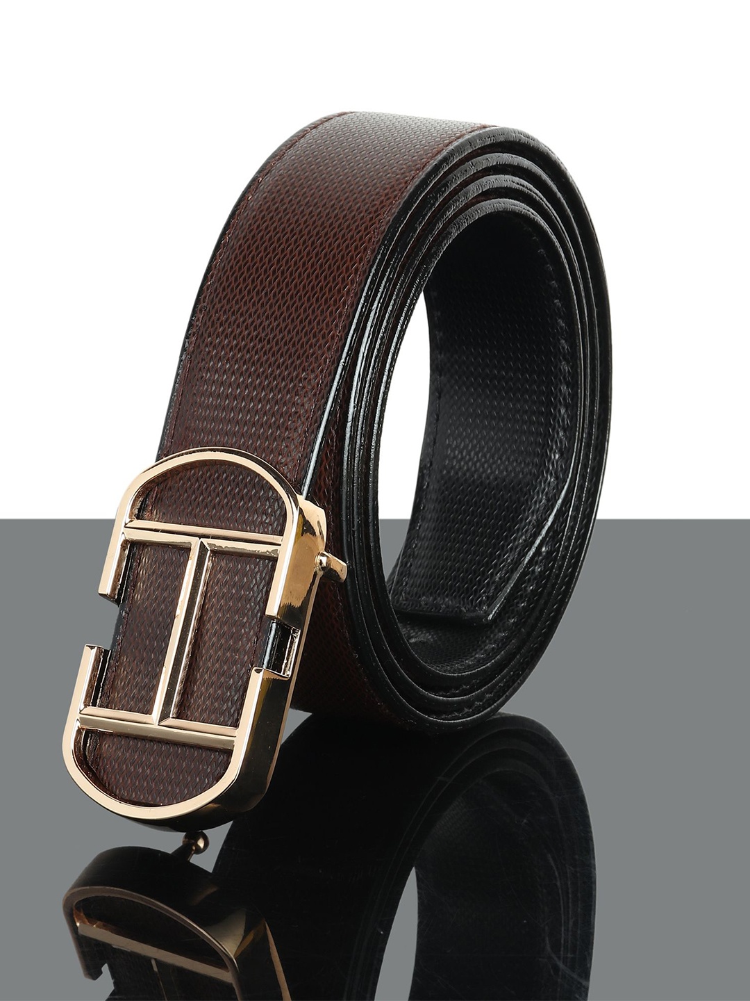 

Killer Men Textured Reversible Formal Belt, Brown