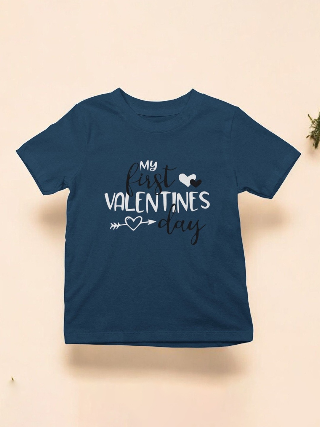 

YK X First Laugh Boys Typography Printed T-shirt, Blue