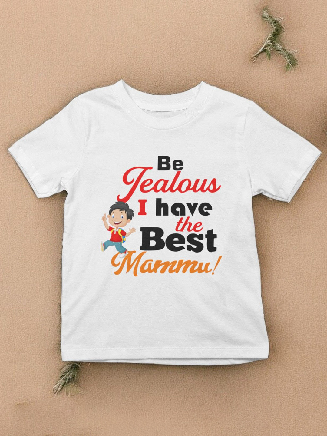 

YK X First Laugh Boys Printed T-shirt, White