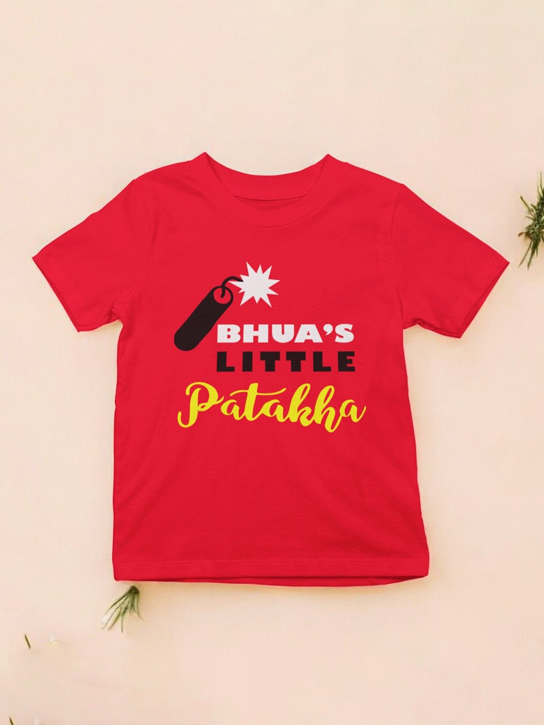 

YK X First Laugh Boys Printed T-shirt, Red