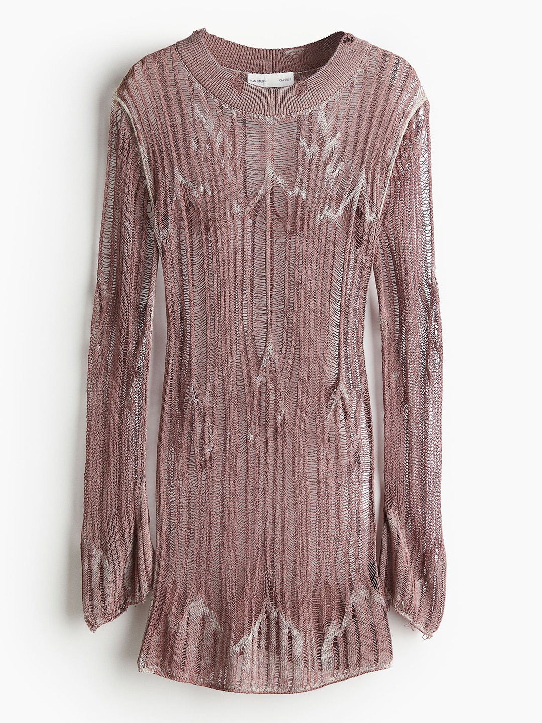 

H&M Knitted Mini Dress, Green