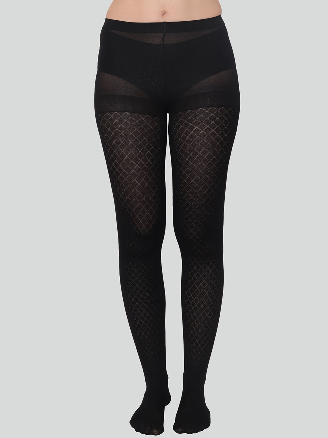 

Glamoras Women Thigh-High Sheer Stockings, Black