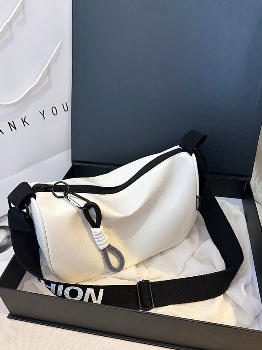 

DressBerry Sling Bag, White
