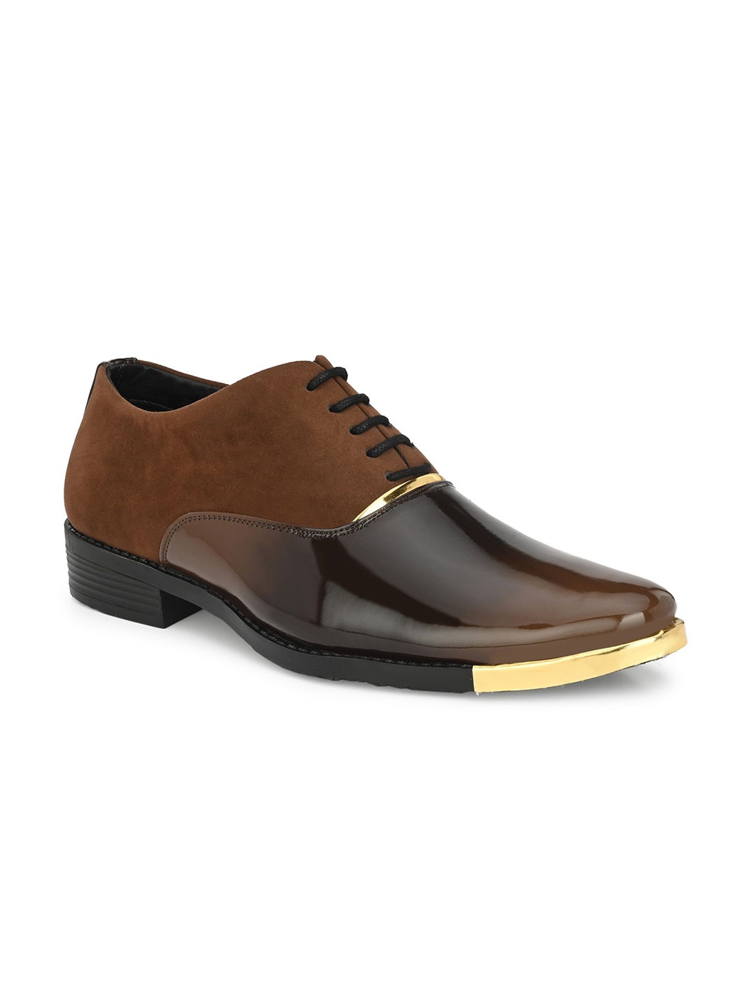 

LEEPEETER Men Formal Oxfords, Brown