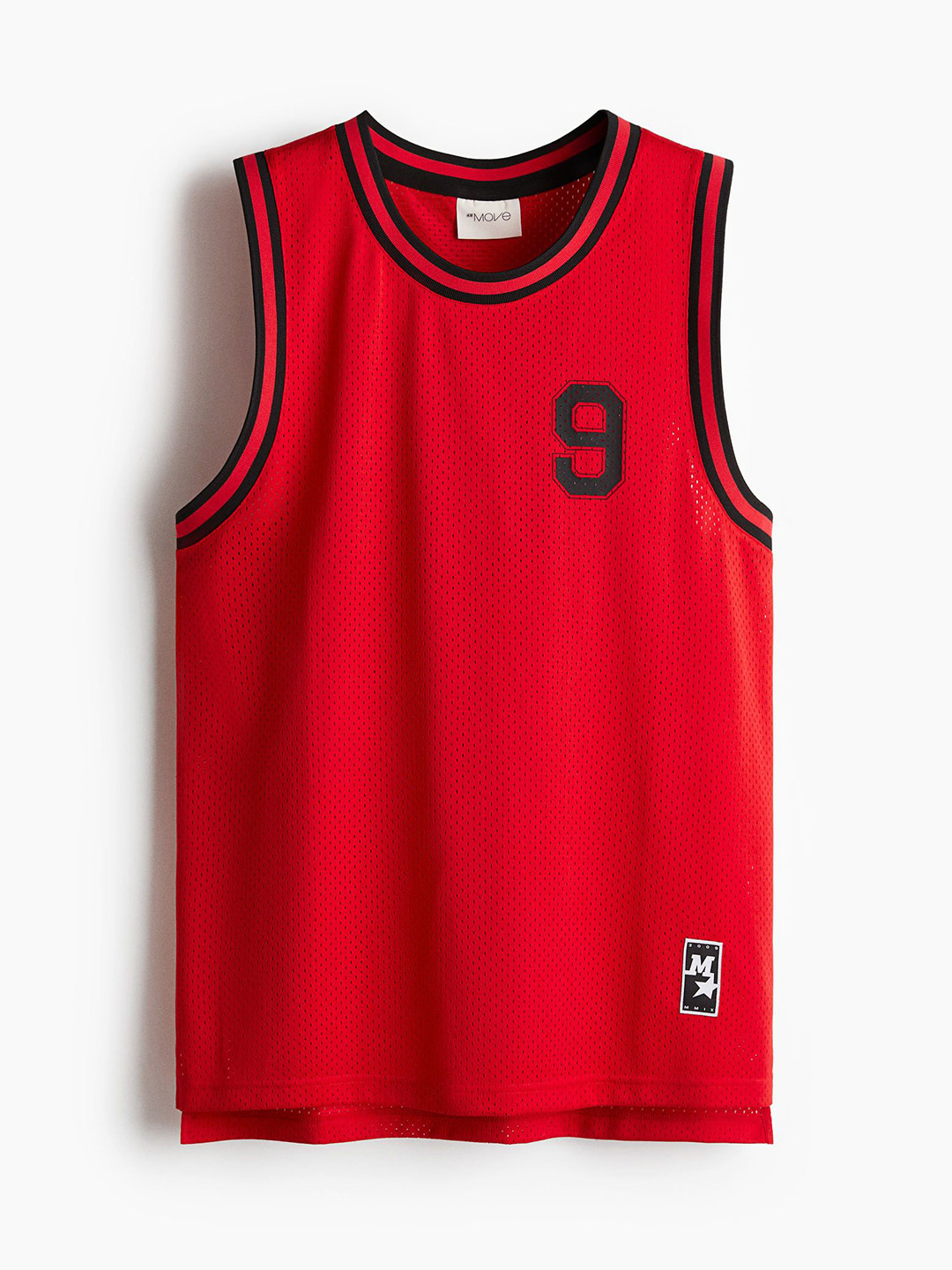 

H&M Loose Fit Basketball Vest Top With Dry Move, Red