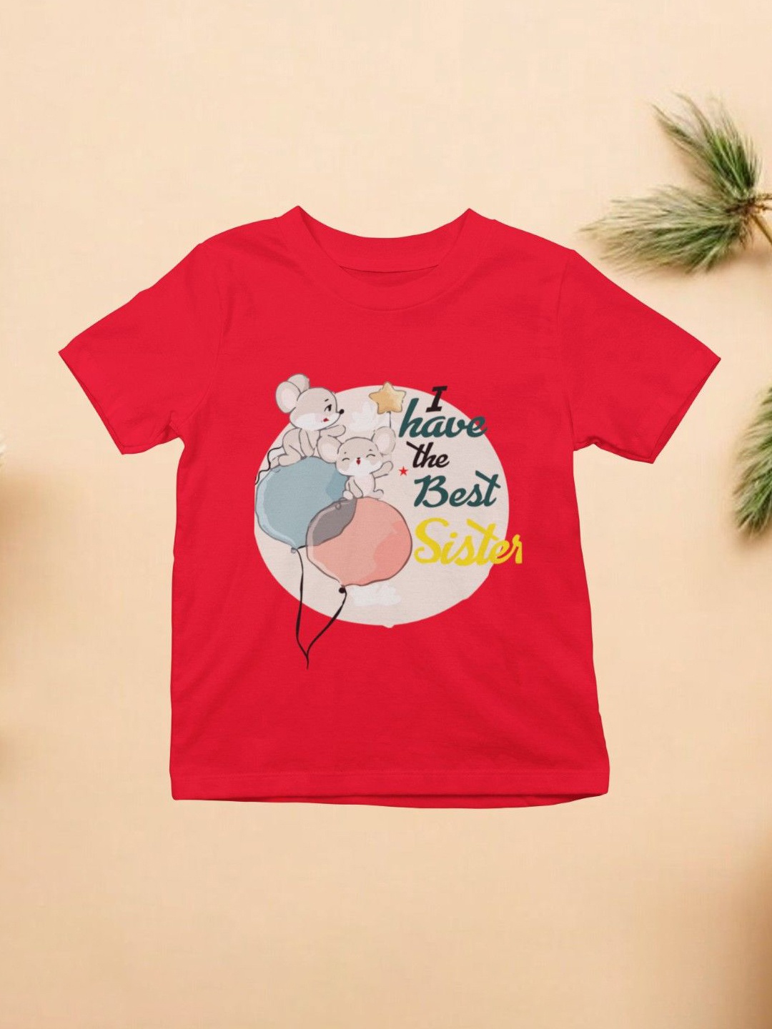 

YK X First Laugh Boys Printed T-shirt, Red