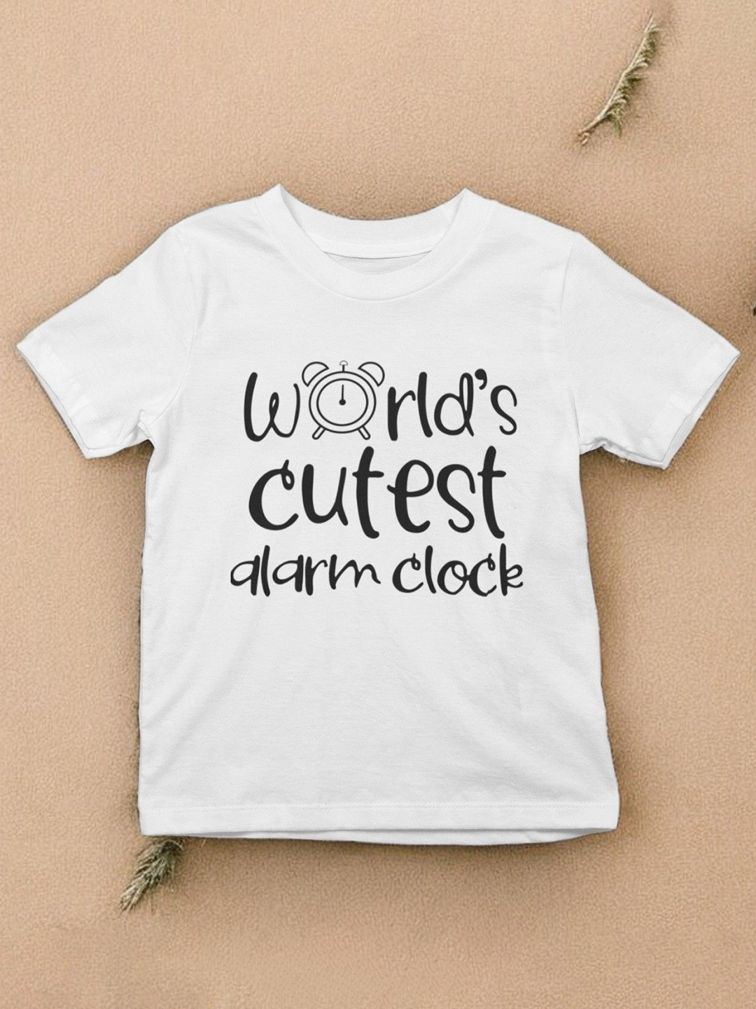 

YK X First Laugh Boys Typography Printed T-shirt, White