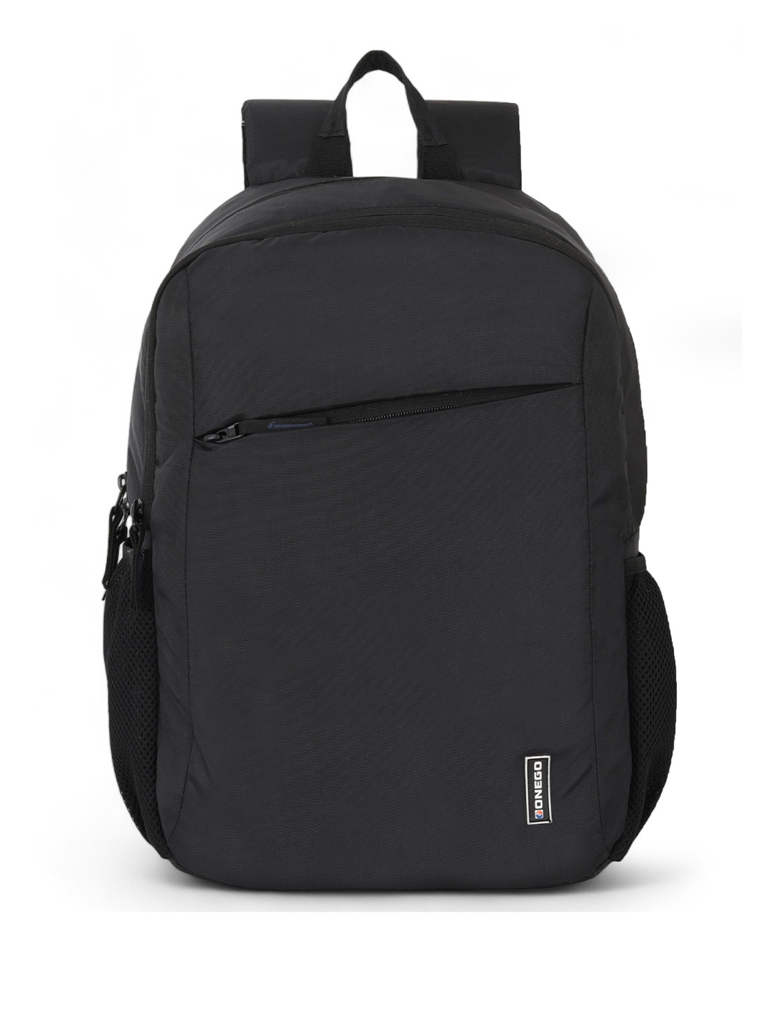 

ONEGO Men Solid Backpack with Compression Straps, Black