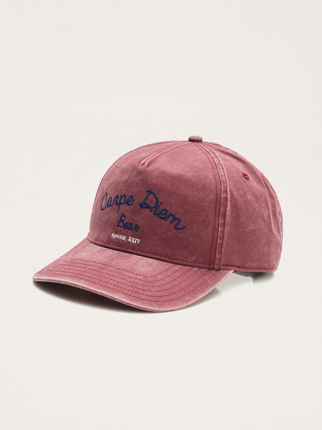 

THE BEAR HOUSE Men's Solid Cotton Baseball Cap, Maroon
