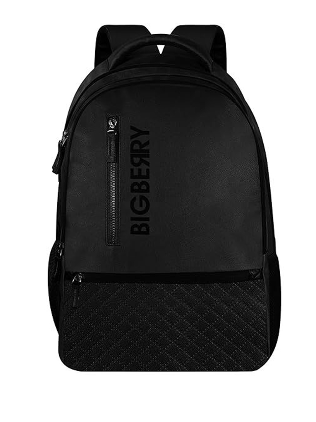 

BIGBERRY Men Brand Logo Printed Backpack, Black
