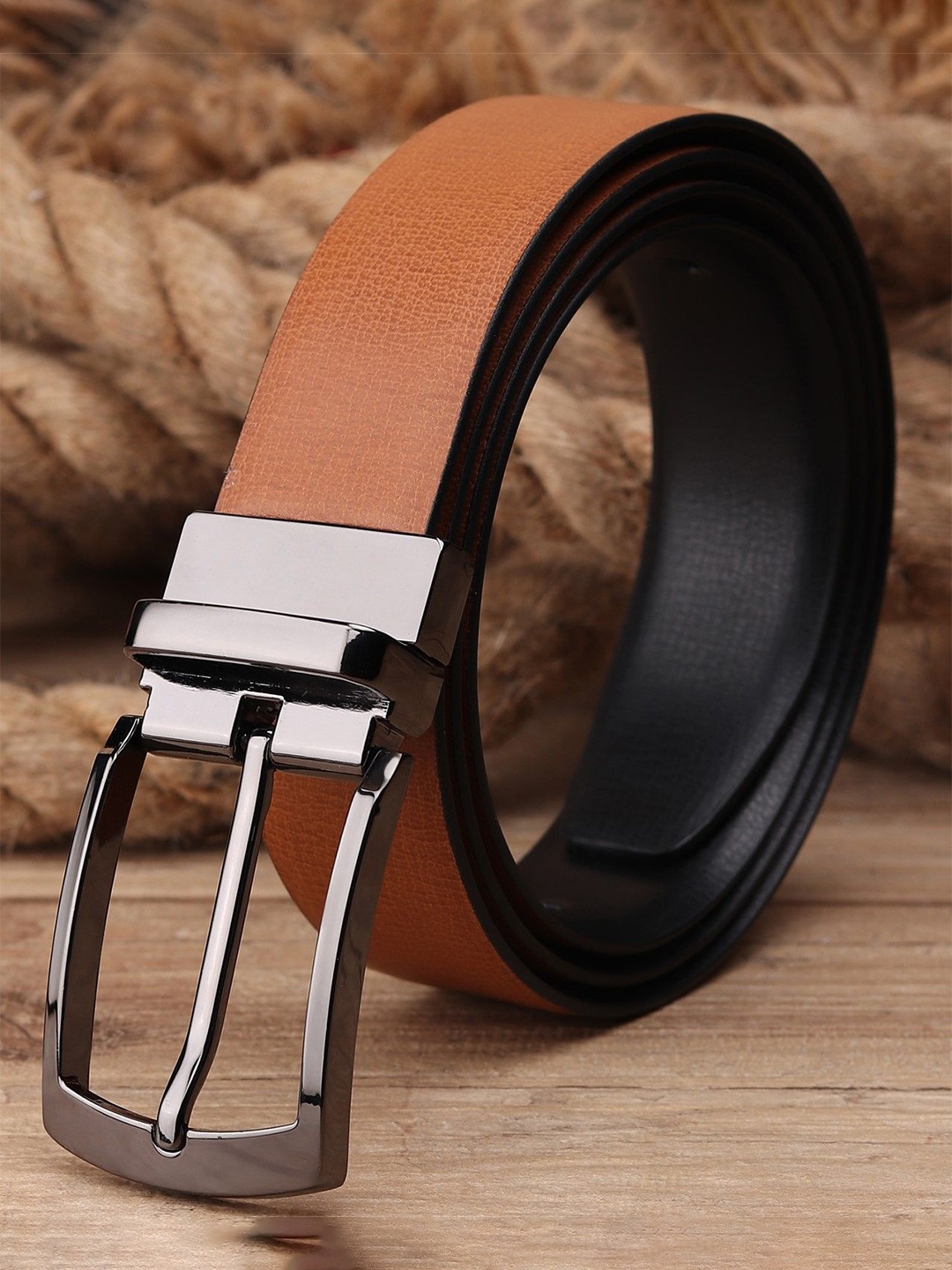 

Killer Men Reversible Formal Belt, Tan