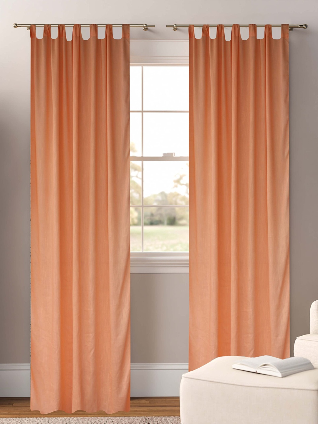 

Dekor World Multicoloured Set of 2 Sheer Long Door Curtain, Multi