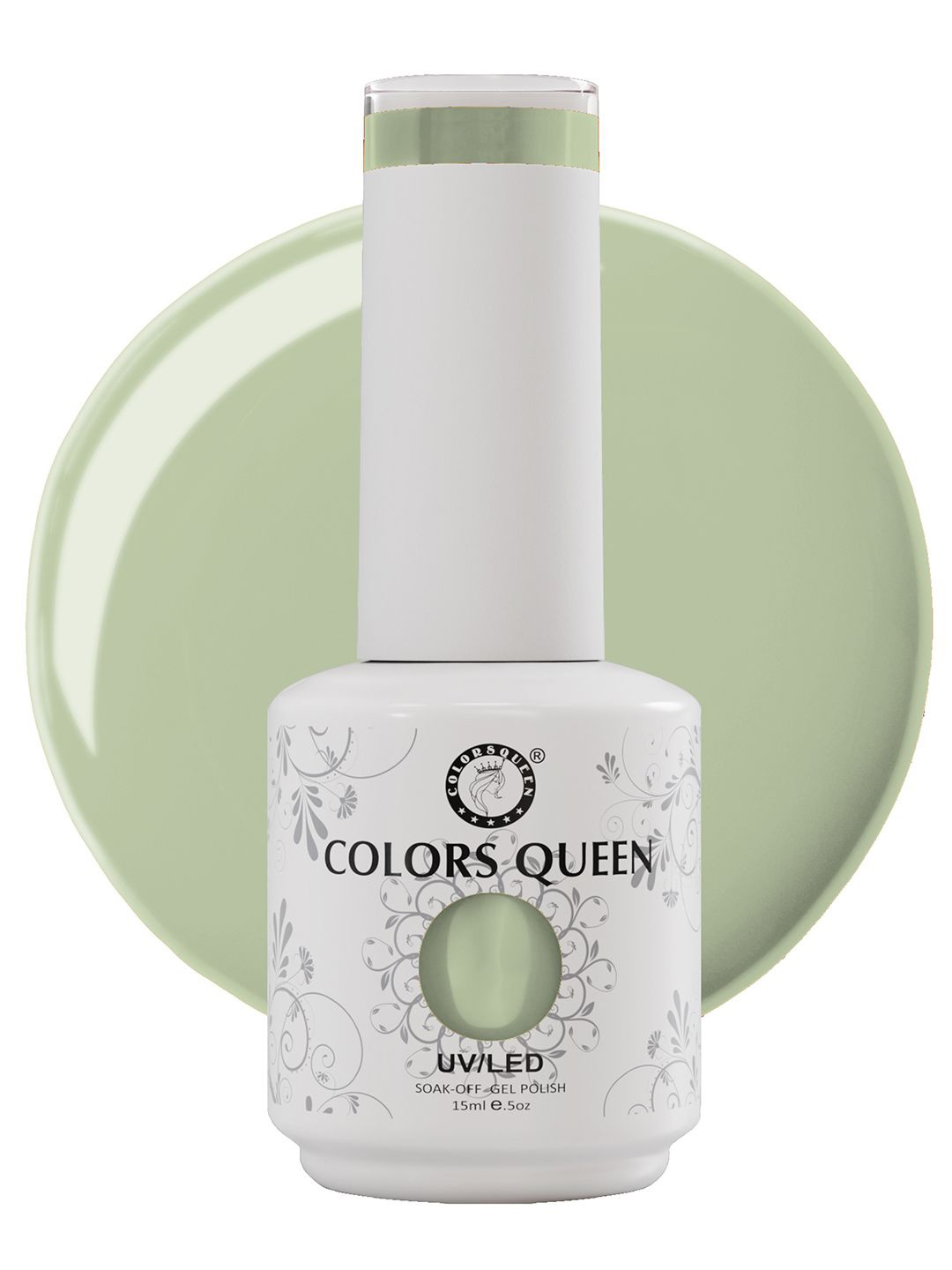 

Colors Queen UV/LED Soak Off Gel Polish- 15 ml- Shade- 187, Green