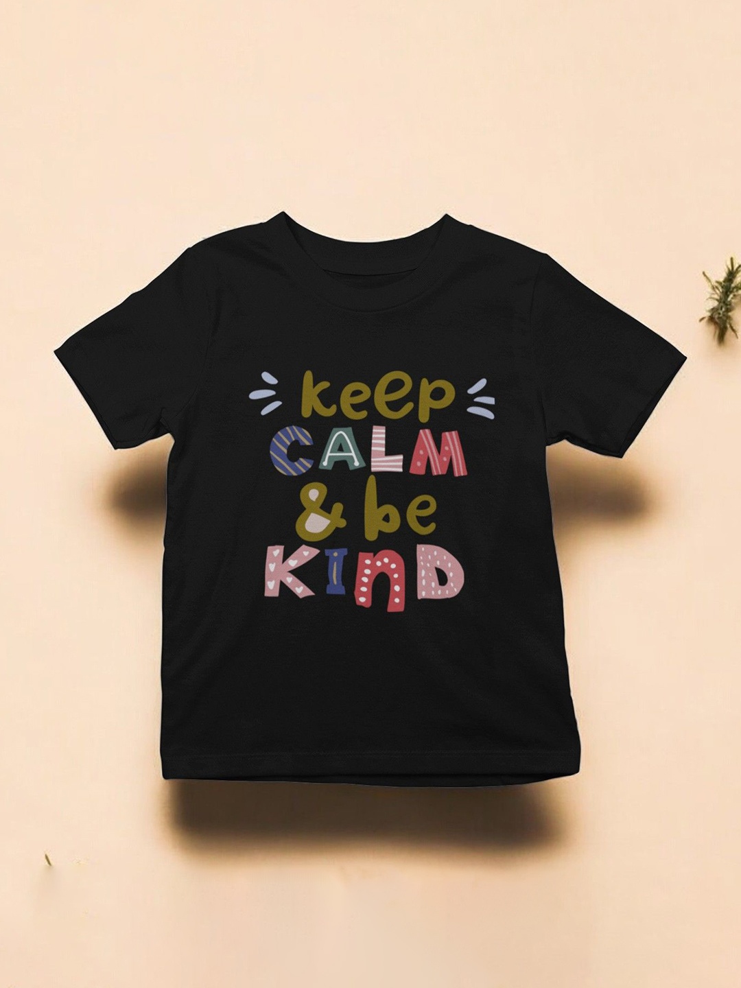 

YK X First Laugh Boys Printed T-shirt, Black