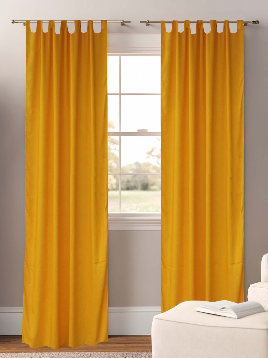 

Dekor World Multicoloured Set of 2 Sheer Long Door Curtain, Multi