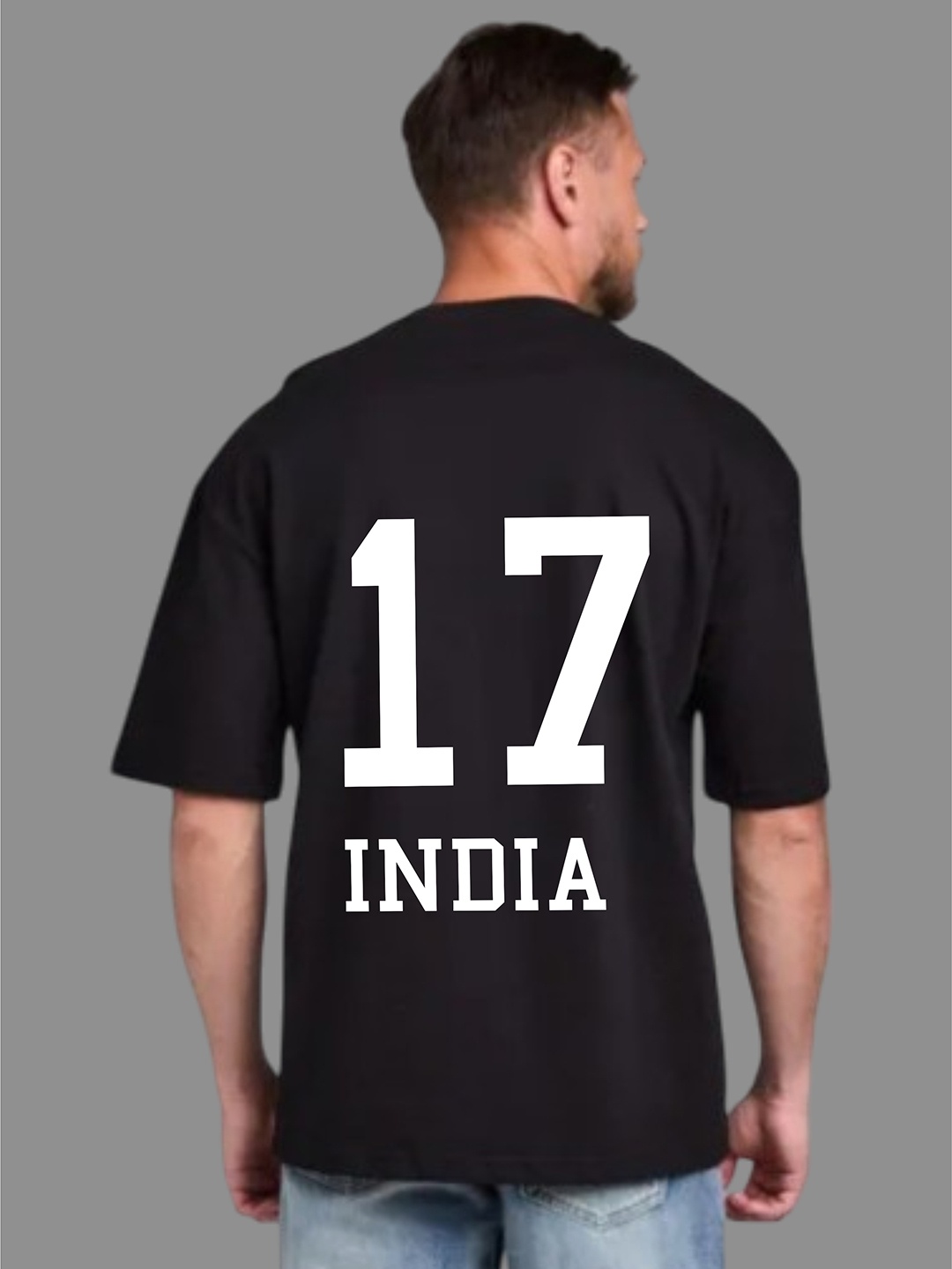 

Uniplanet store Men Typography Printed Raw Edge T-shirt, Black