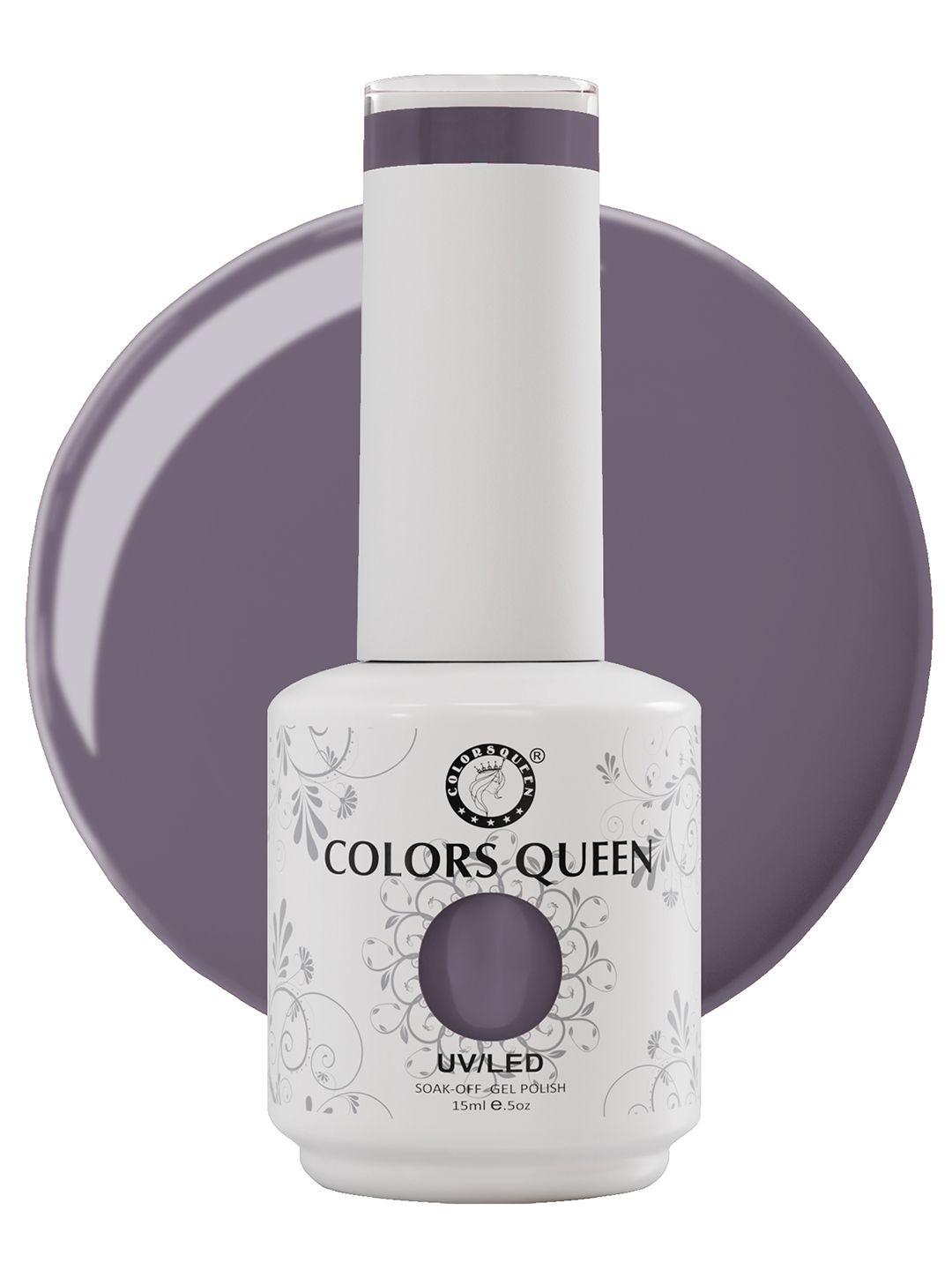 

Colors Queen UV LED Soak Off Gel Polish - 15 ml - Shade - 140, Lavender
