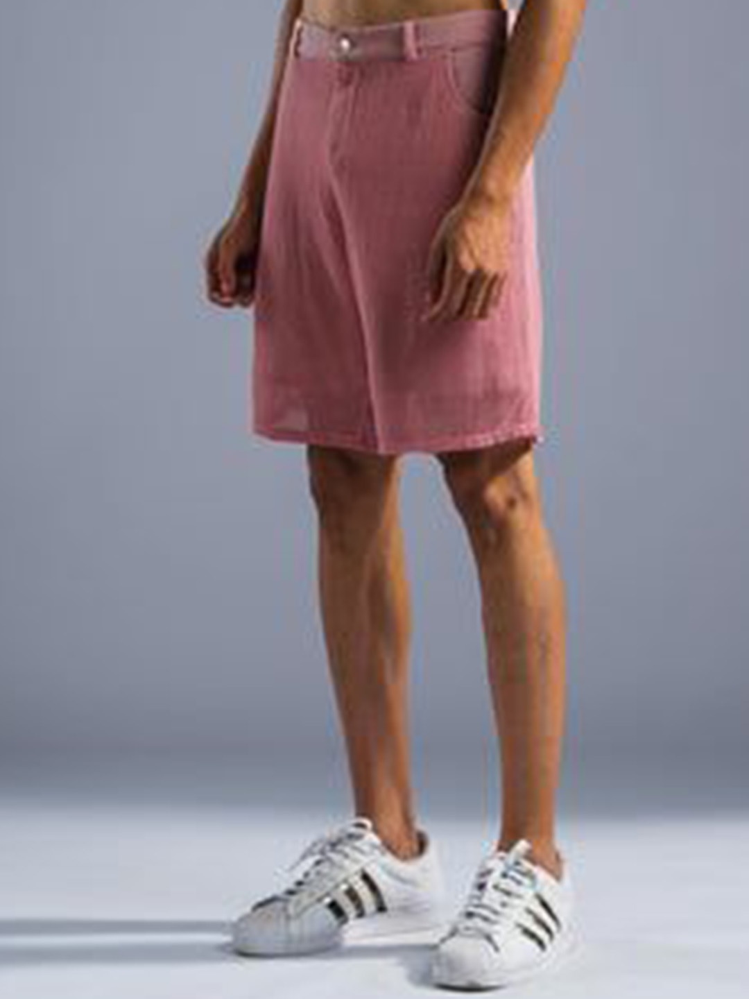 

PRIMAL GRAY Men Loose Fit Shorts, Pink