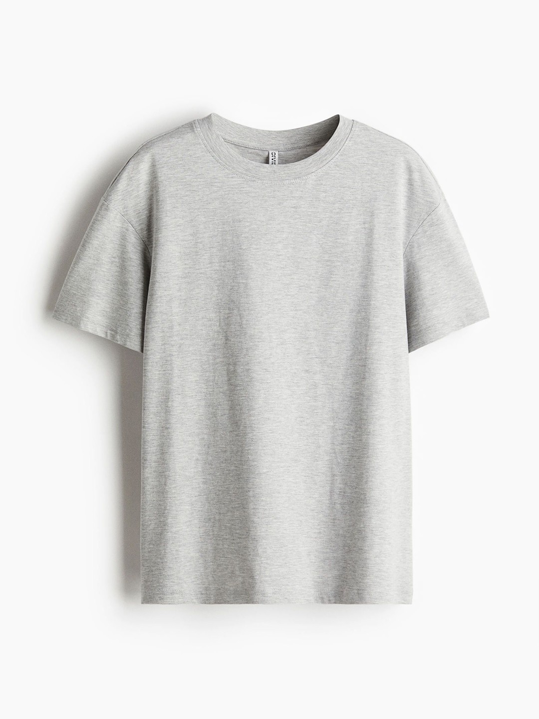 

H&M Oversized Solid T-Shirt, Grey