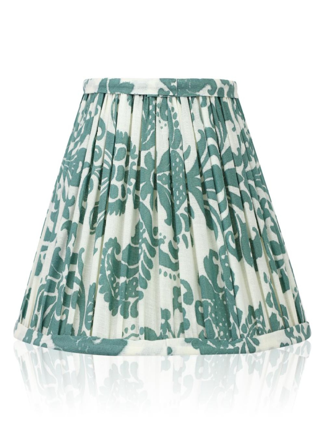

Lampenschirm India Green Printed Cotton Traditional Frusturical Shaped Table Lamp Shade