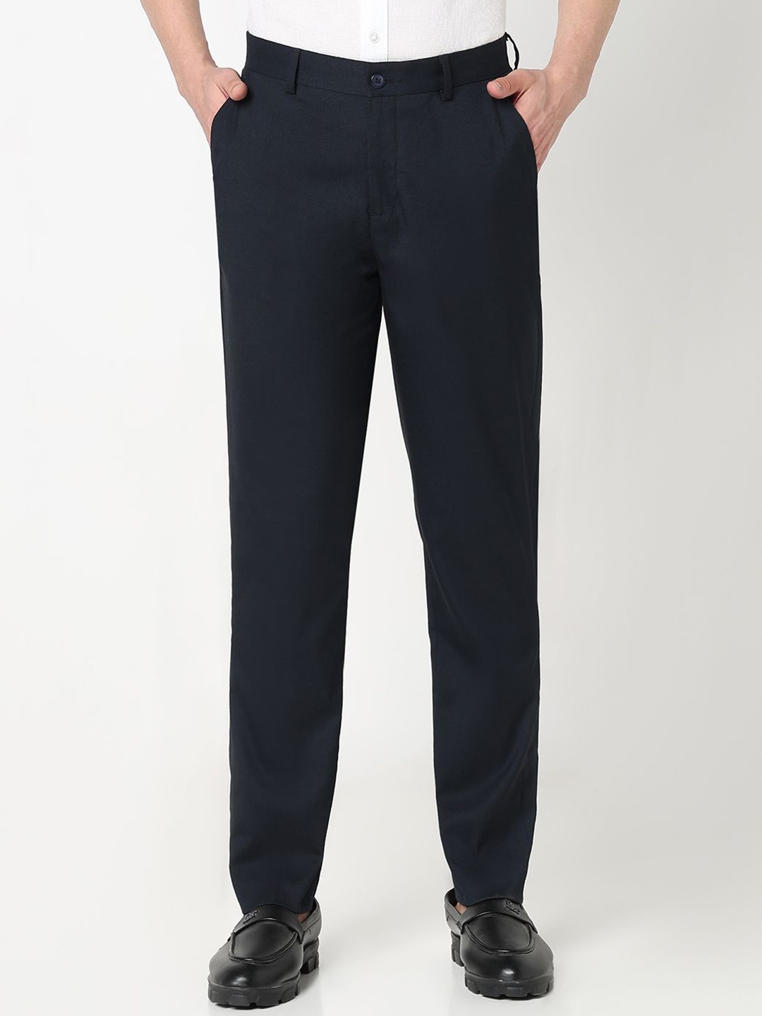 

R&B Men High-Rise Trousers, Blue